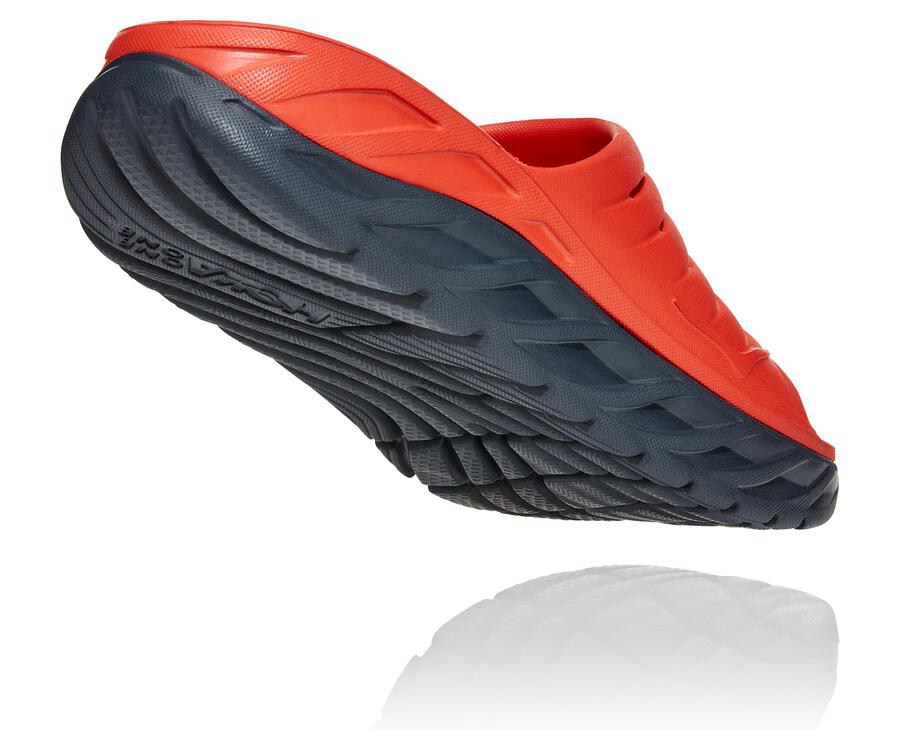 Chanclas Hoka One One Hombre - Ora Recovery - Rojas - WQE904652